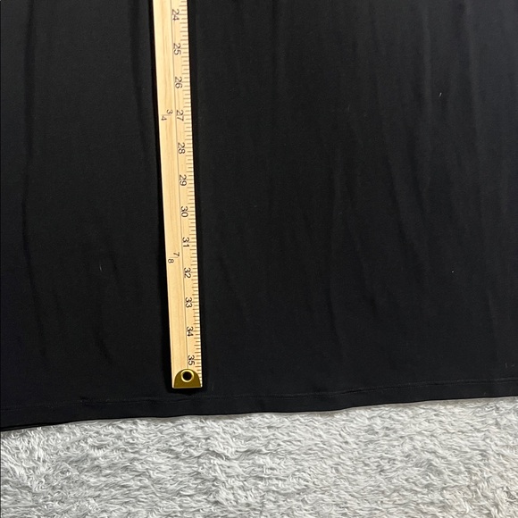 Liz Claiborne Black Mini Dress with Gold Detailing - Picture 7 of 10